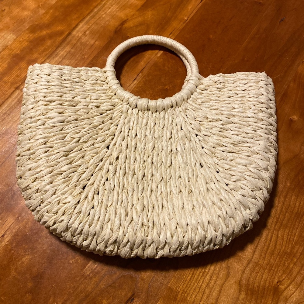 L’Occitane Straw Tote Bag
